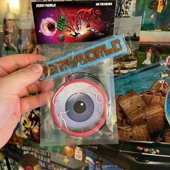 NWT Astroworld Air Freshener & Key Chain Bundle - Picture 2 of 3